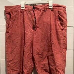 Men's modern amusement Red Casual Shorts size 38